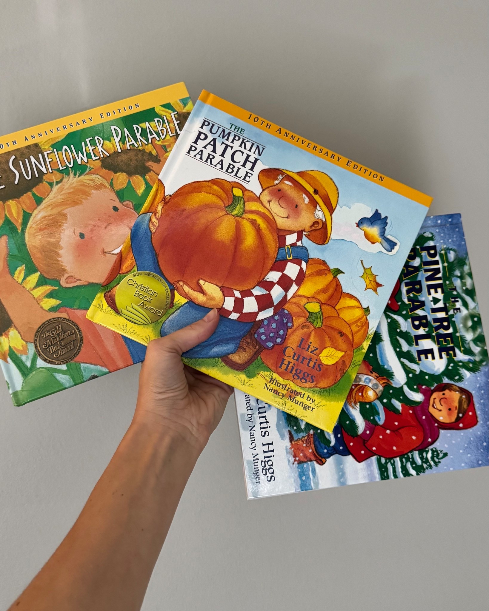 This is one of my favorite book series to read to my kids 🌻🎃🌲 plus there is scripture on every page!

#LTKHoliday #LTKKids #LTKSeasonal