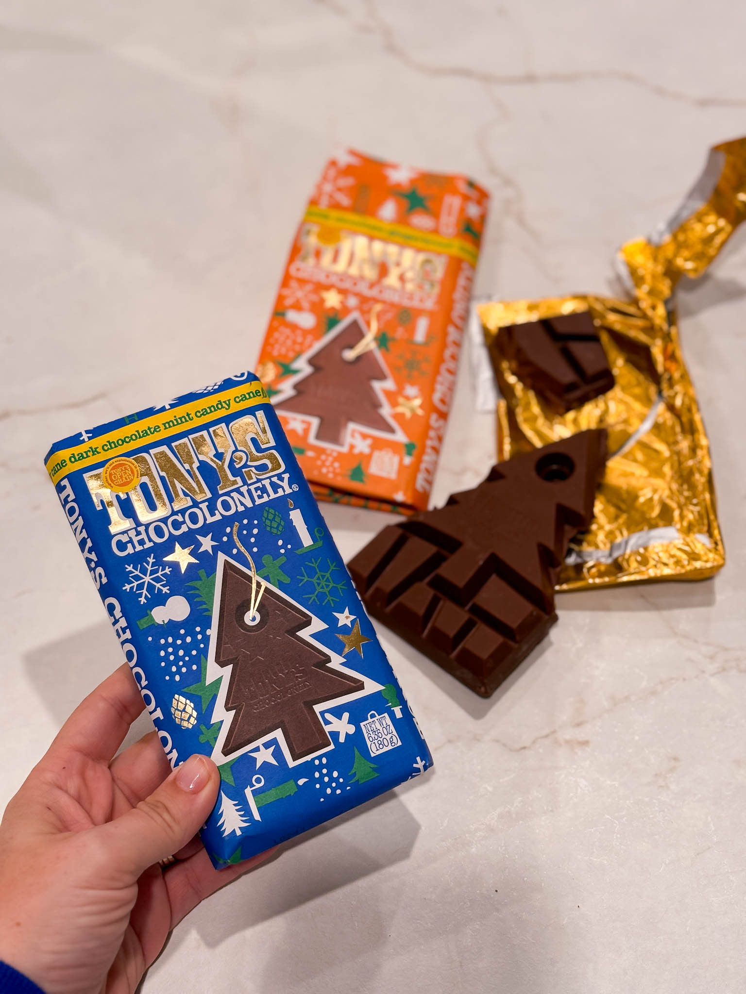 Officially down bad about Tony's Chocolonely -- the new christmas flavors are so good. Do NOT sleep on the Milk Chocolate Gingerbread! Adding these to stockings this year!  

 #LTKGiftGuide #LTKHoliday #LTKSeasonal