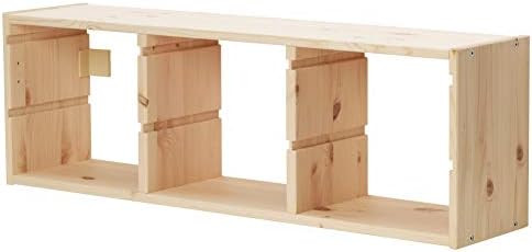 TROFAST Wall Storage Light White Stained Pine Pine | Amazon (US)