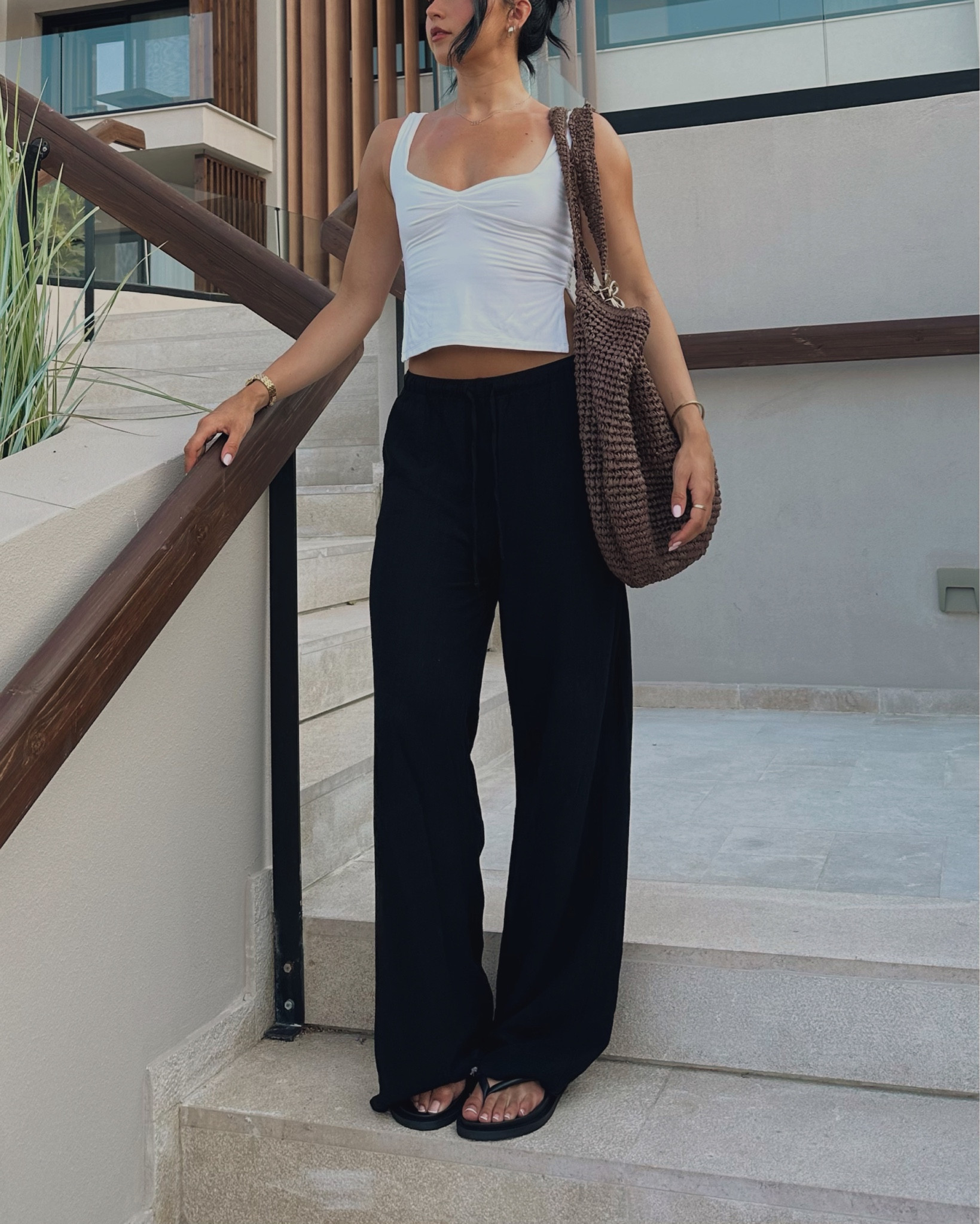 simple fits have my ❤️ … top is whitefox trousers are Stradivarius / asos 

#LTKsummer