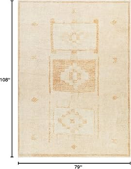 Livabliss x Becki Owens Solana Medallion Area Rug , 6'7" x 9', Peach | Amazon (US)