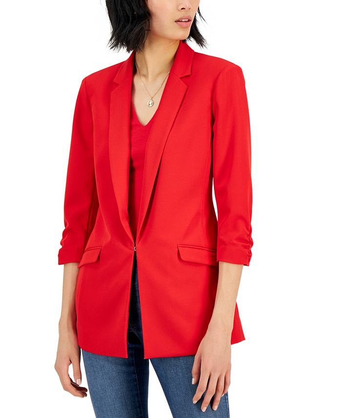 INC International Concepts Women's Menswear Blazer, Created for Macy's & Reviews - Jackets & Blaz... | Macys (US)