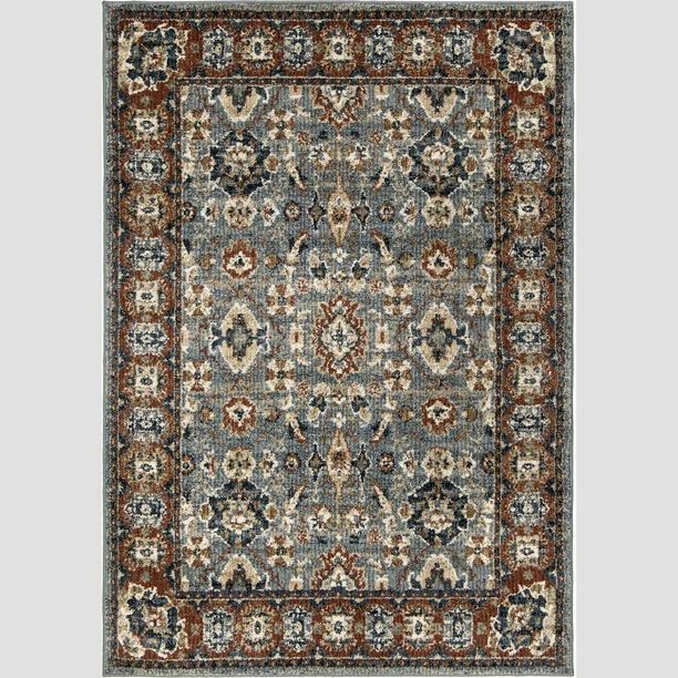 Better Homes & Gardens Persian Border Indigo Area Rug or Runner | Walmart (US)