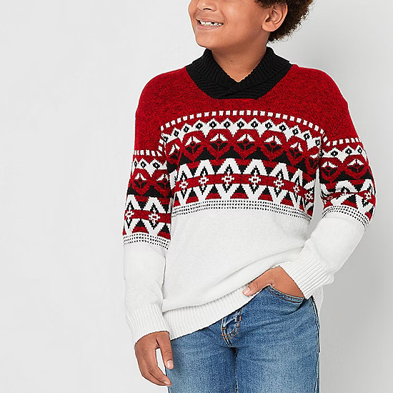 Thereabouts Family Matching Boys Long Sleeve Pullover Sweater | JCPenney