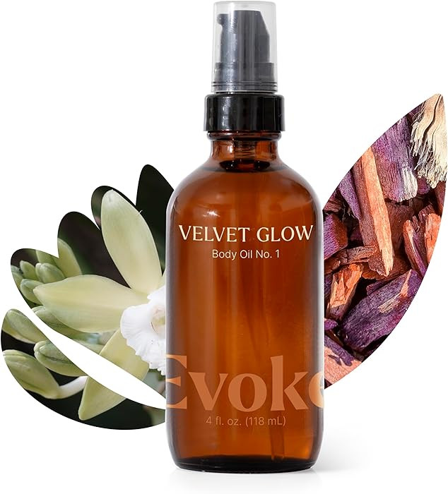 Plant Therapy Evoke Velvet Glow Body Oil 4 oz Ultra Hydrating & Quick Absorption for Silky Soft S... | Amazon (US)