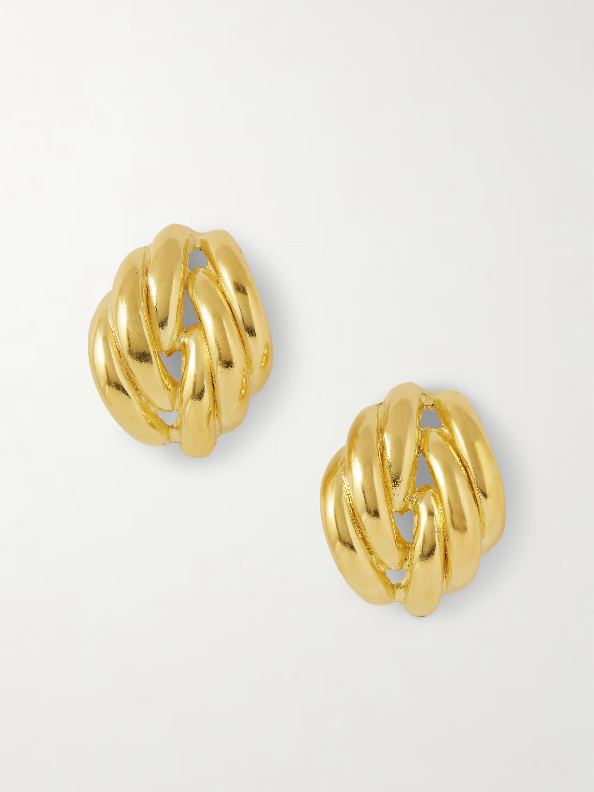 + Danielle Copperman Clos gold-plated earrings | NET-A-PORTER (UK & EU)