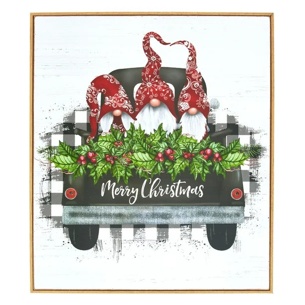Holiday Time Cmas MDF Lights Up Wall Decor - Walmart.com | Walmart (US)