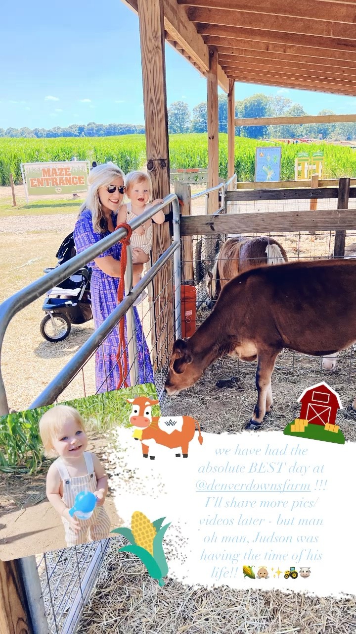we have had the absolute BEST day at @denverdownsfarm !!! I’ll share more pics/videos later - but man oh man, Judson was having the time of his life!! 🌽👼🏼✨🚜🐮

#LTKfamily #LTKbaby #LTKSeasonal