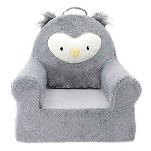 Soft Landing Grey Sweet Seats | Premium Character Chair with Carrying Handle & Side Pockets Owl | Amazon (US)