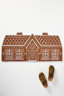 Gingerbread House Doormat | Anthropologie (US)