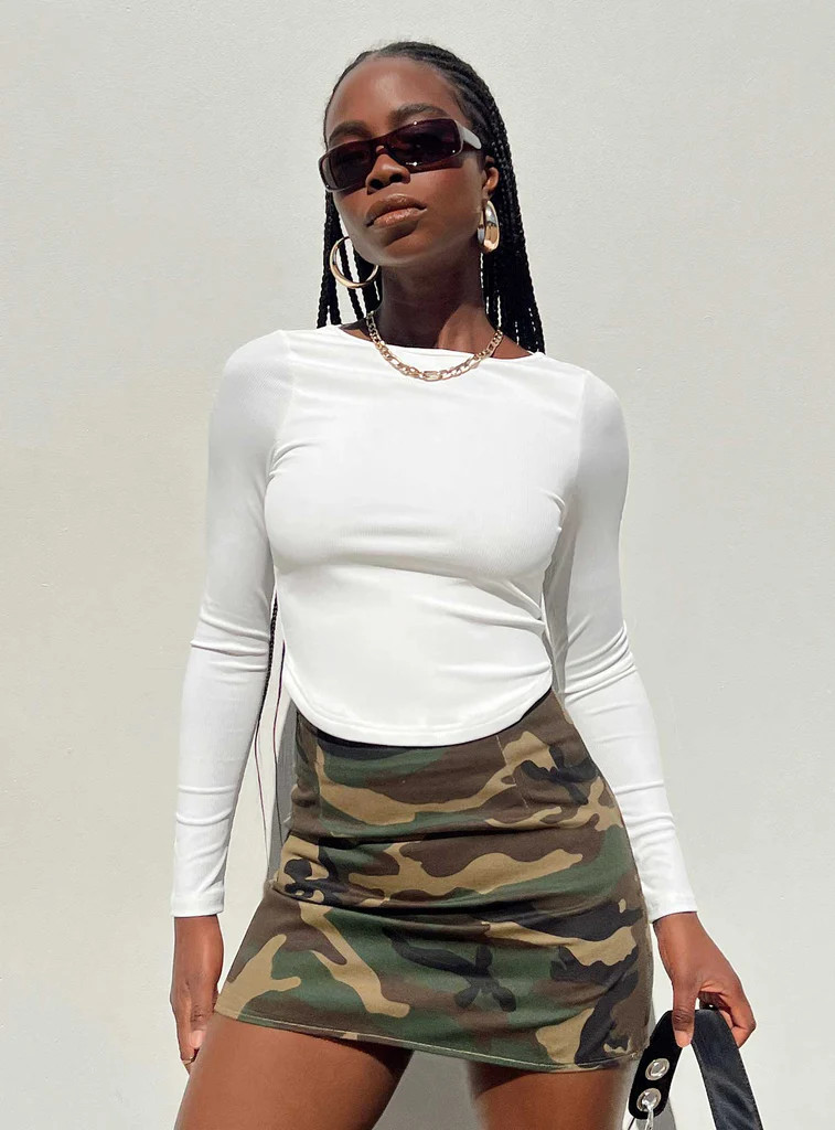 Selby Mini Skirt Camouflage | Princess Polly US
