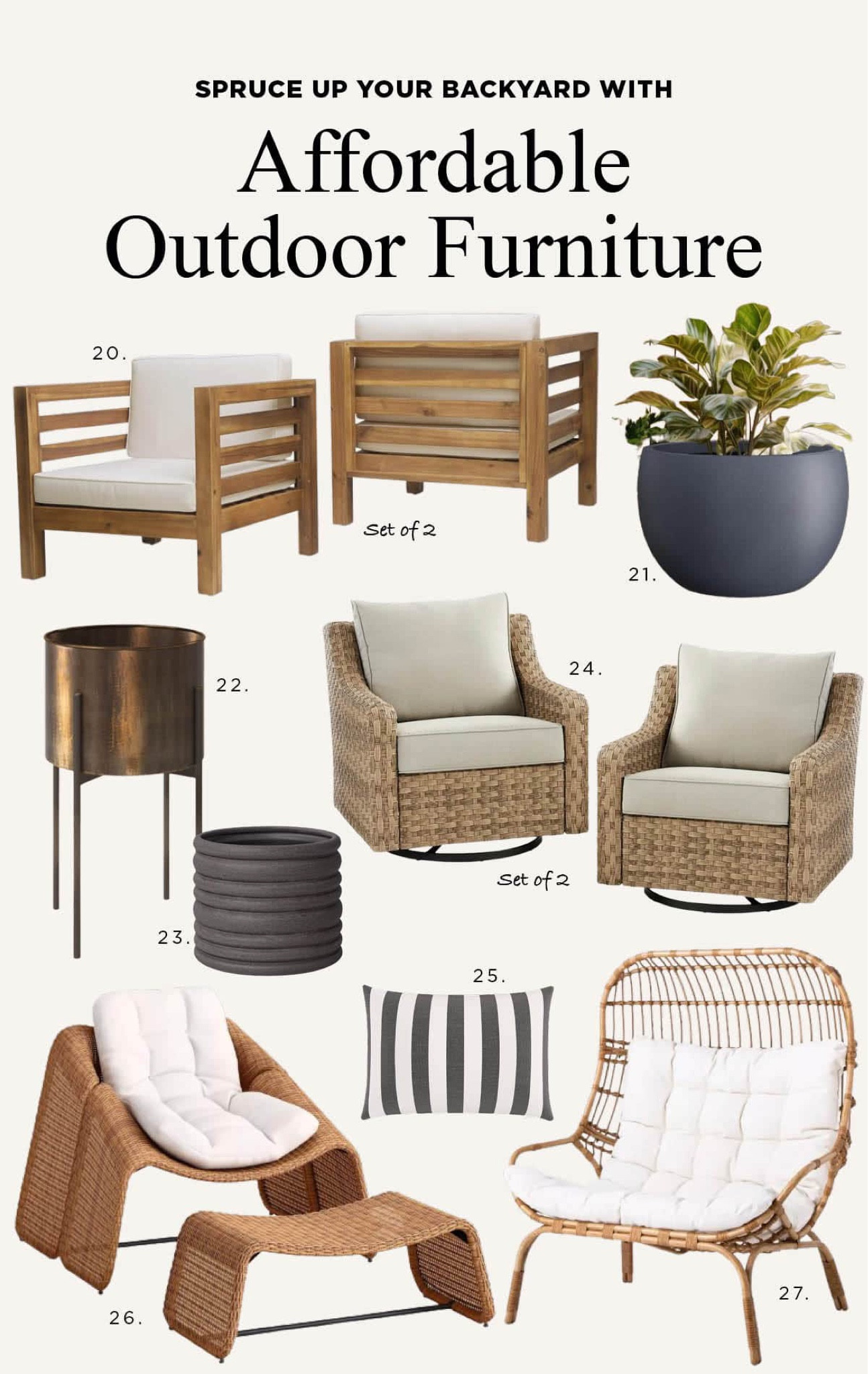 Spruce up your patio and backyard for spring with these affordable outdoor furniture and decor top picks by an interior designer. #target #circleweek #targetsale #outdoorchair #firepit #outdoorseating #swivelchair

#LTKsalealert #LTKhome #LTKxTarget
