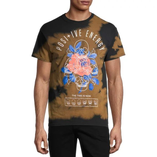 Men's Positive Energy Tie Dye T-Shirt | Walmart (US)