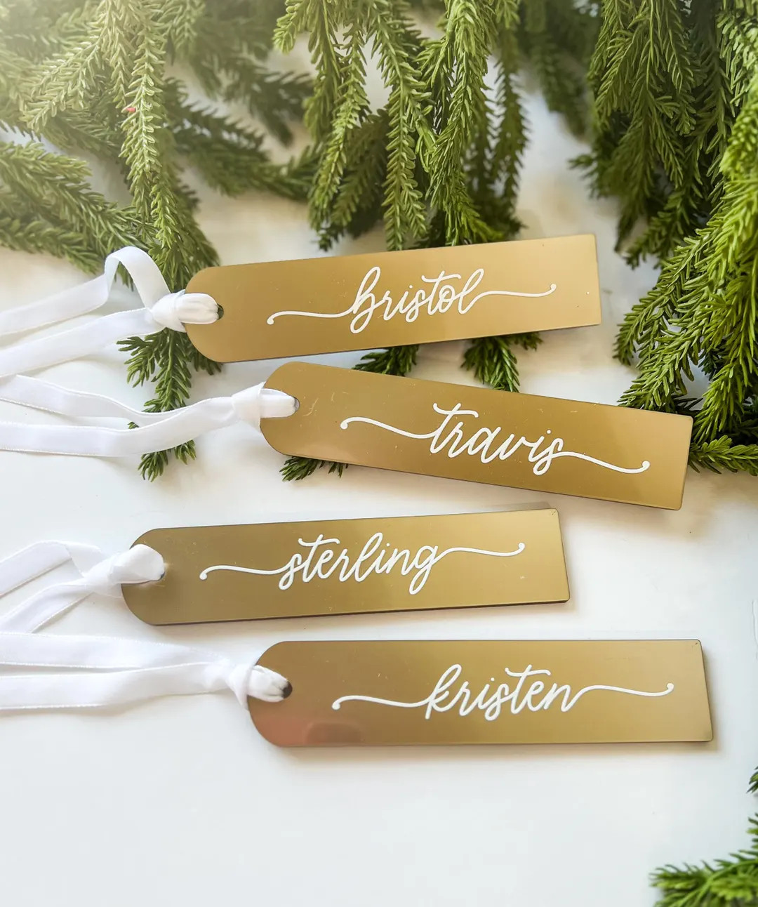 Christmas Stocking Tags, Tags, Personalized Name Tags, Wooden Tags, Christmas Decor, Gift Tags - ... | Etsy (US)