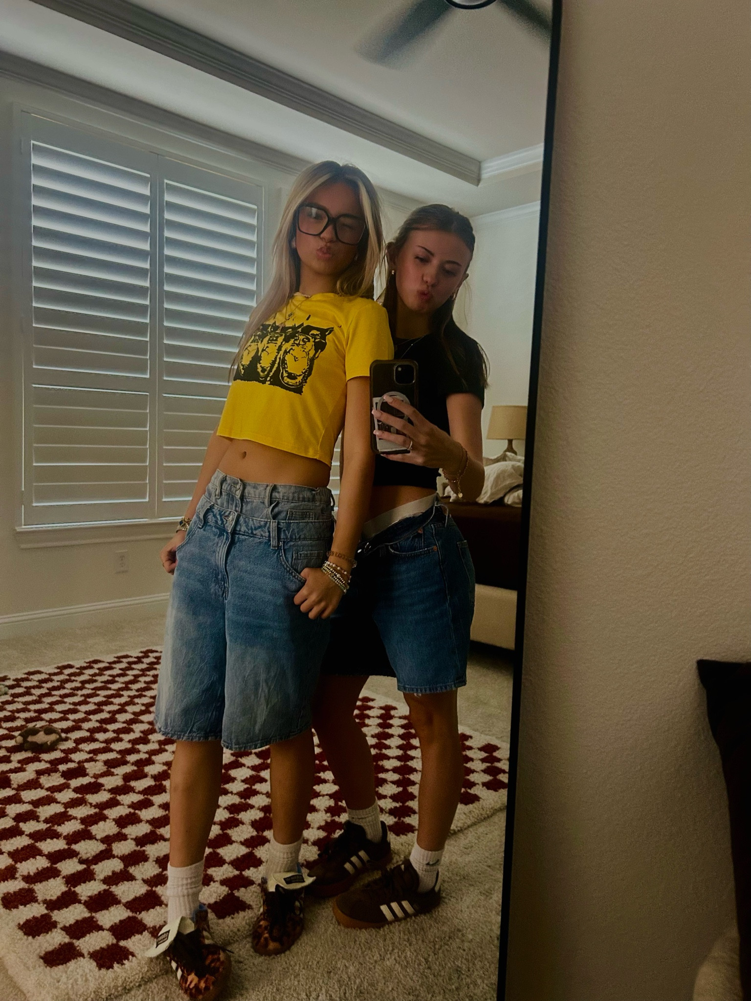 shirt from shein, and shoes duh sambas 