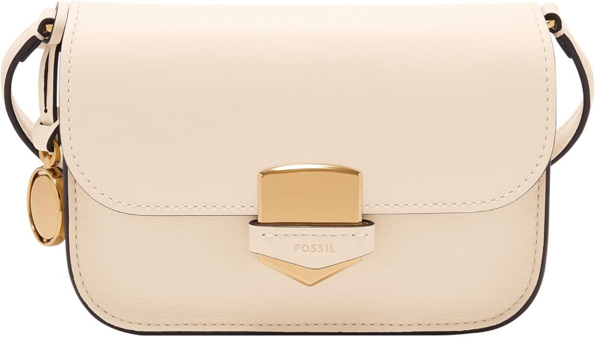 Fossil Women's Lennox Leather Large or Small Flap Crossbody Purse Handbag For Women | Amazon (US)