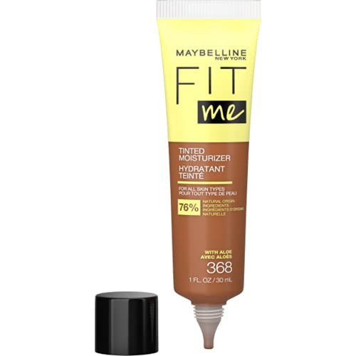 Maybelline Fit Me Tinted Moisturizer, Natural Coverage, Face Makeup, 368, 1 Count | Amazon (US)