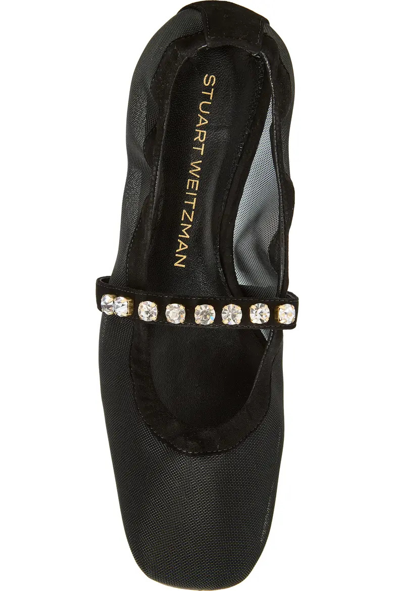 Goldie Crystal Strap Ballet Flat (Women) | Nordstrom | Nordstrom
