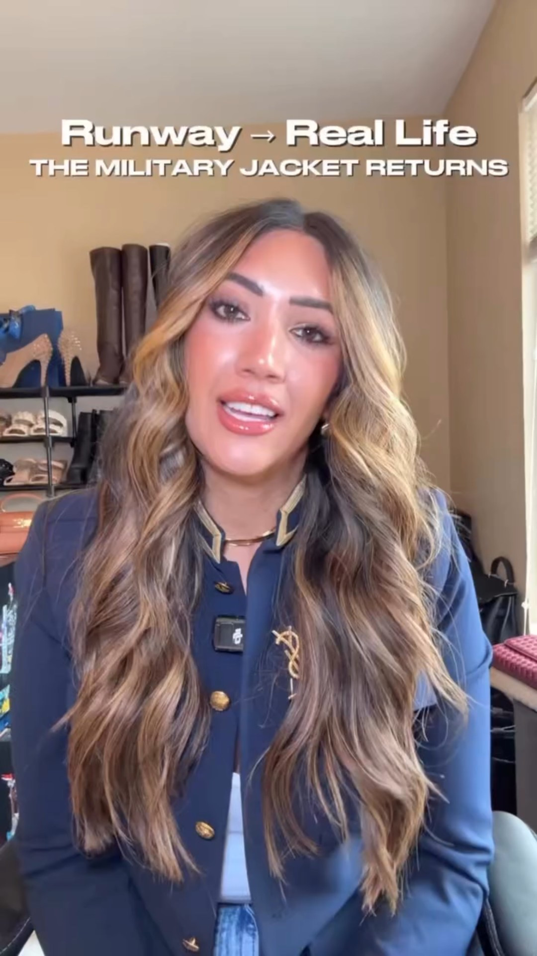 Runway energy. Real life execution.

The military jacket is back — but it never really left. From Paris Fashion Week to today’s collections, this silhouette continues to cycle because it represents something timeless: structure, authority, and presence.

I’ve loved this shape since 2013. Strong shoulders. Gold hardware. Clean tailoring. And the key to wearing it now? Balance.

Keep the base simple.
Let the jacket lead.
Anchor it with rich neutrals and intentional structure.

Trend cycles fade. Iconic silhouettes evolve.

Are you styling yours tailored and polished… or relaxed and off-duty?

Military jacket trend, runway to real life styling, structured blazer, fall layering piece, timeless wardrobe staples

#RunwayToRealLife #MilitaryJacket #FashionAuthority #InvestmentStyle #StyleWithIntention