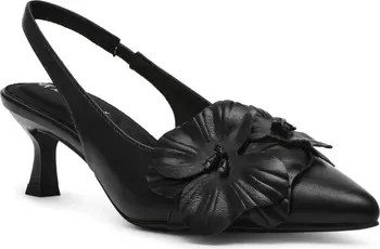 Anne Klein Ice Slingback Flower Pump (Women) | Nordstromrack | Nordstrom Rack