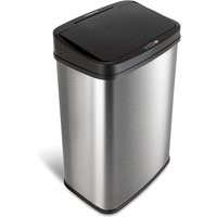 13 Gallon Automatic Trash Can, 50L Touchless Motion Sensor Garbage Can with Odor-Sealing Lid, Rectangular Stainless, Customized | AliExpress (US)