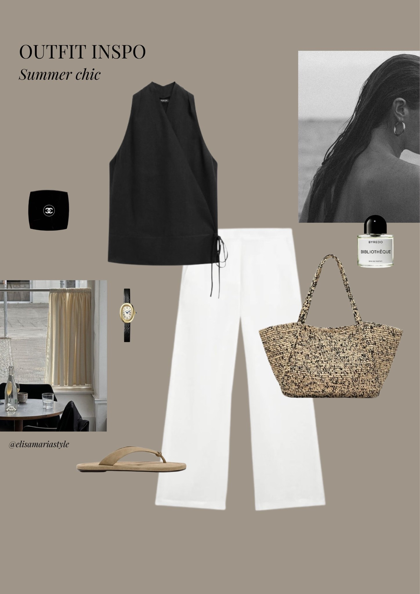 Chic linen trousers and top outfit idea for summer 🍨

#LTKootd