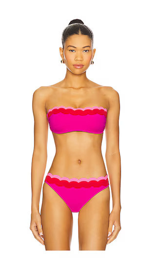 BEACH RIOT Sybil Bikini Top in Pink. - size L | Revolve Clothing (Global)