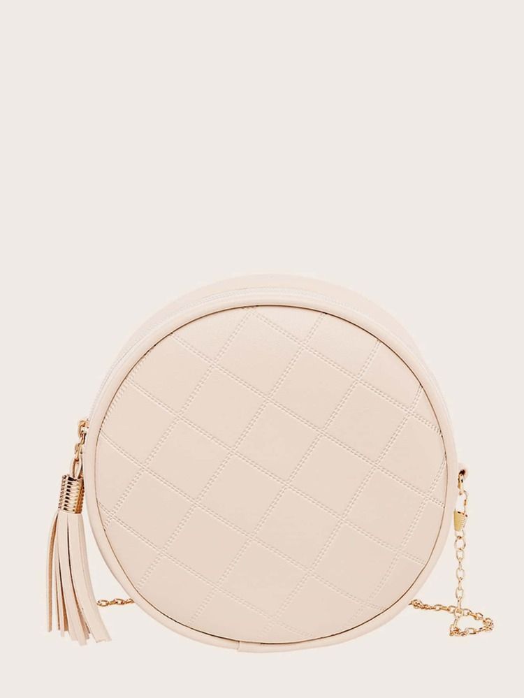 Tassel Decor Chain Circle Bag | SHEIN