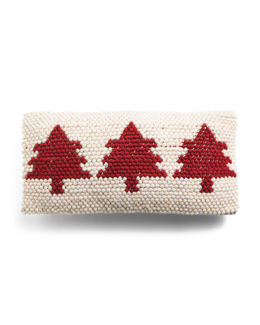24x24 Looped Tree Pillow | TJ Maxx