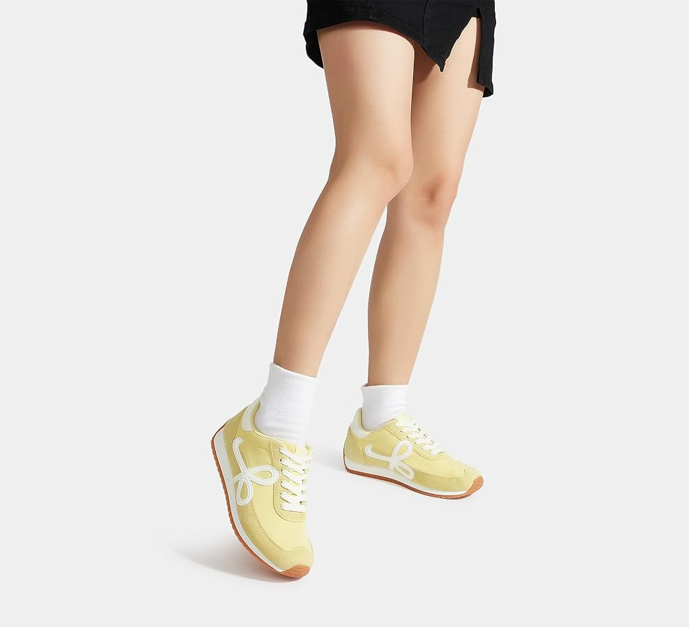 LUCKY STEP Women's Fashion Sneakers Trendy Stylish Low Top Classic Retro Casual Ladies Comfortabl... | Amazon (US)