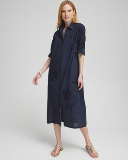 Embroidered Shirt Dress | Chico's