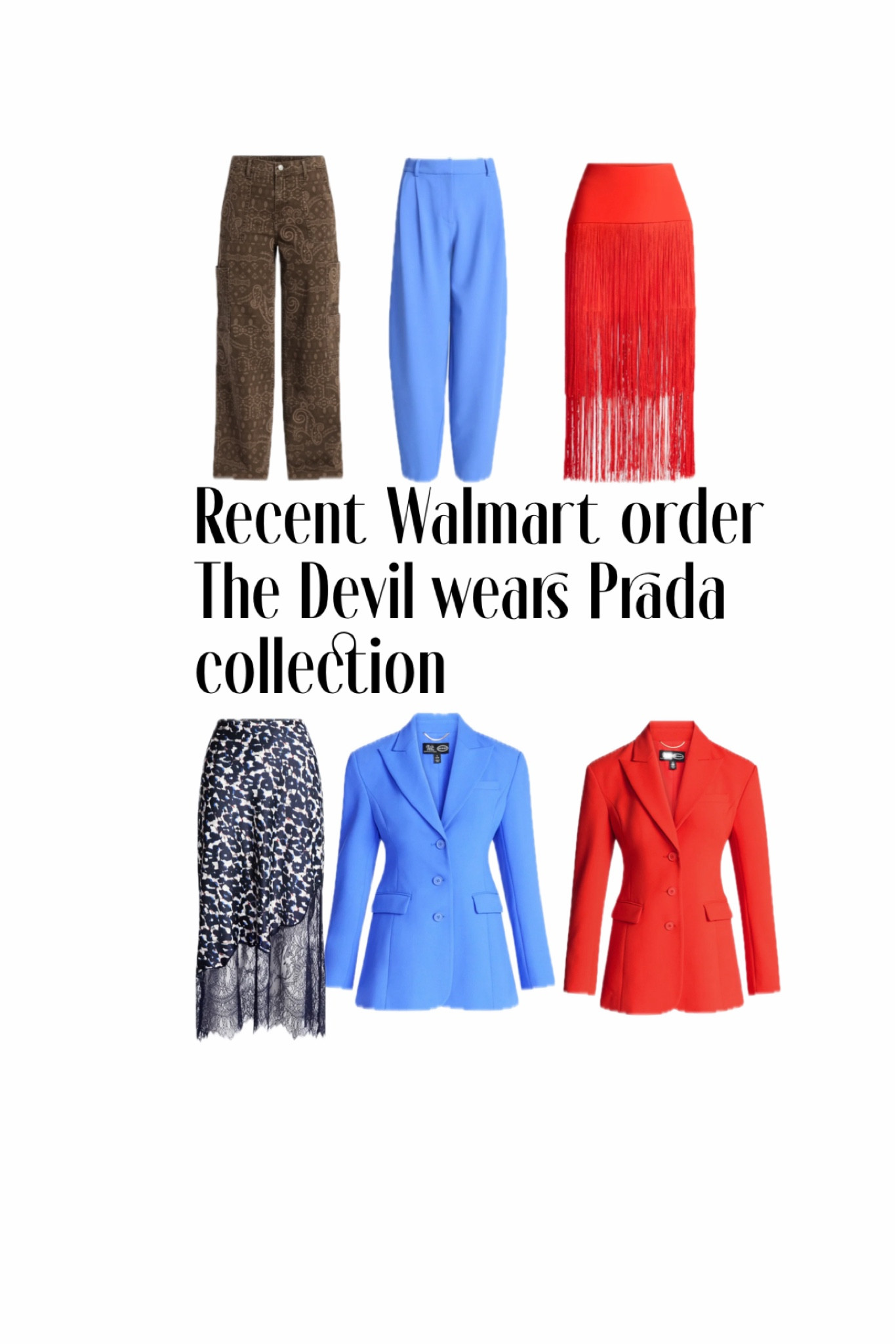 Can't wait t to get my order!!! The devil wears Prada collection at Walmart 

#LTKWorkwear #LTKootd #LTKMidsize