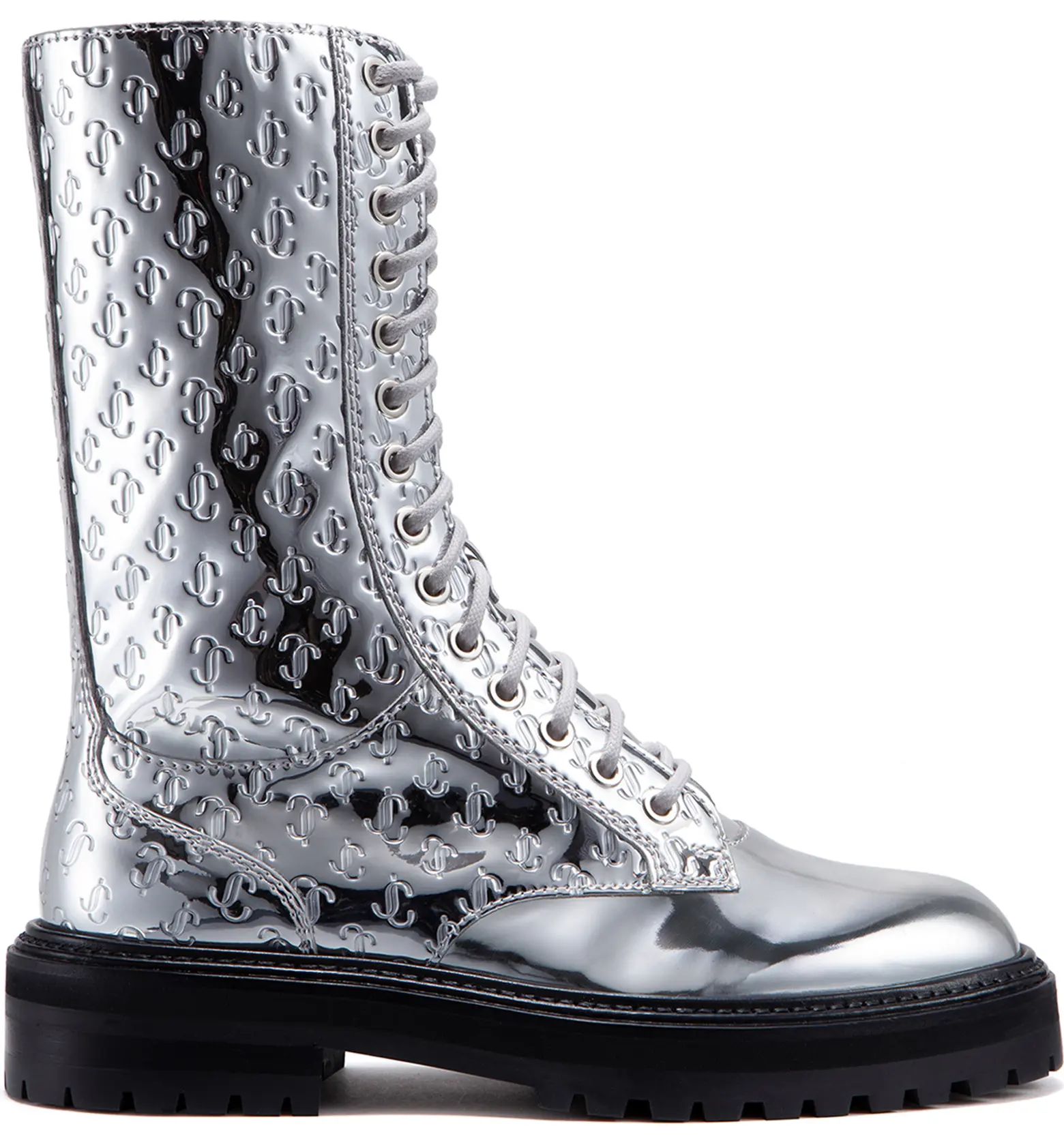 Cora Mirrored Leather Boot (Women) | Nordstrom Rack