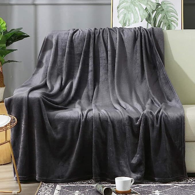 BEAUTEX Fleece Blanket Queen Size Super Soft Flannel Throw Blanket Lightweight Fuzzy Plush Blanke... | Amazon (US)