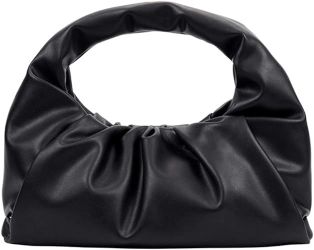 Women Dumpling Bag Leather Shouder Bag Cloud Pouch Bag Large Satchel Handbag | Amazon (US)