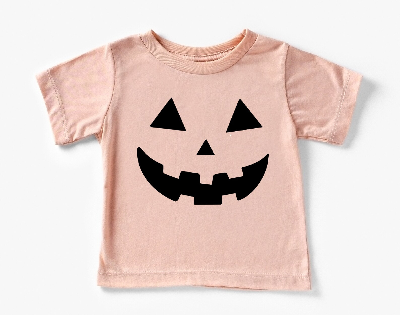 Toddler/baby/kid Pumpkin Face Tshirt, Fall, Autumn, Happy Harvest, Halloween, Jack O Lantern, Kid... | Etsy (US)