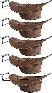 YYST Cowboy Hat Rack Holder Organizer Bracket 5/PK- No Cowboy Hat | Amazon (US)