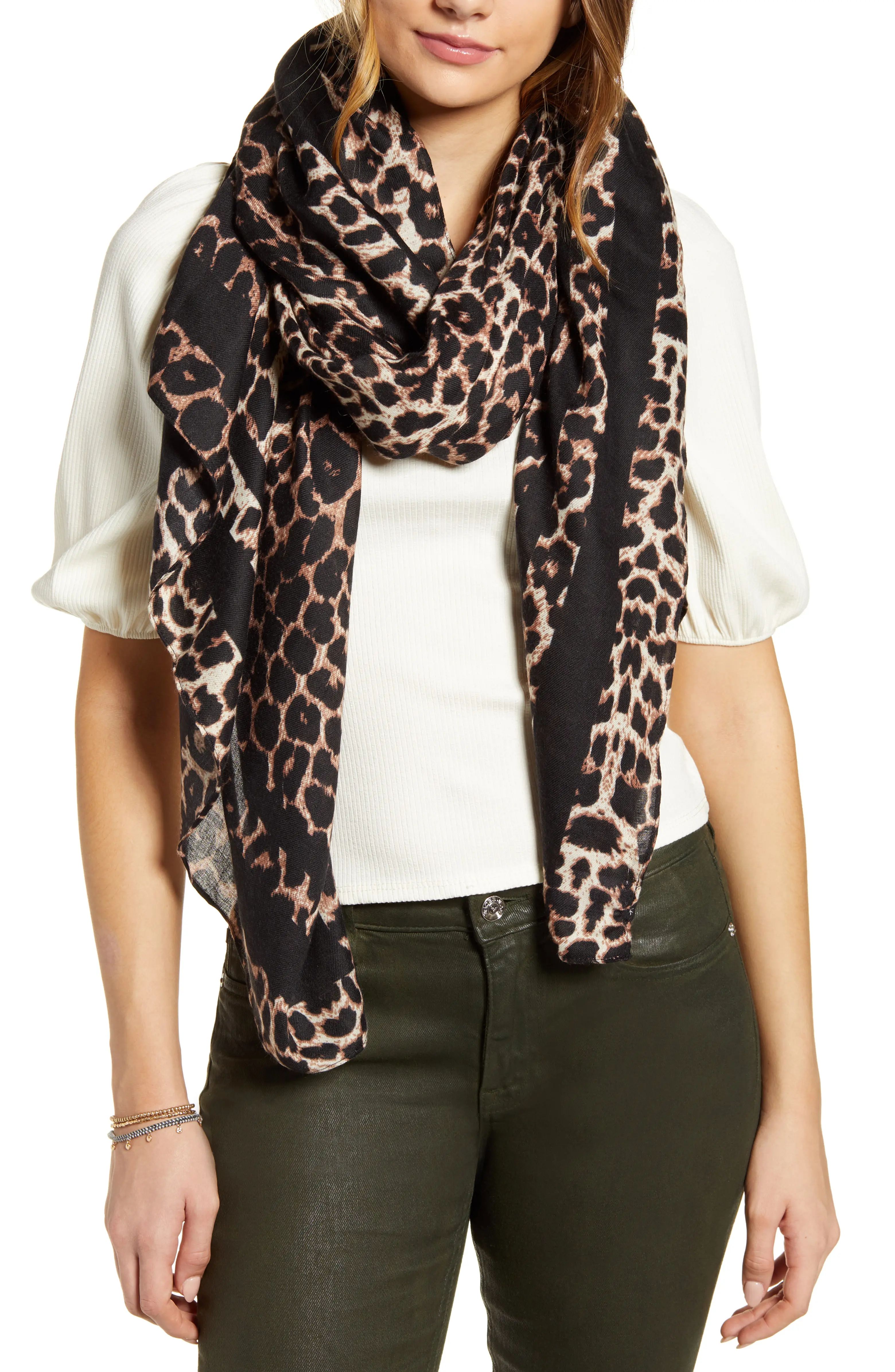 Leopard Print Scarf | Nordstrom