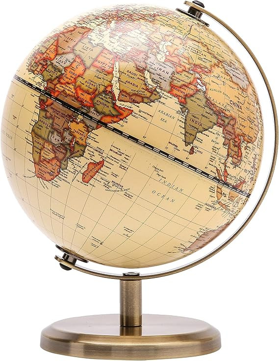 Annova Antique Globe Dia 5.5-inch / 14CM - Educational/Geographic/Modern Desktop Decoration - Sta... | Amazon (US)