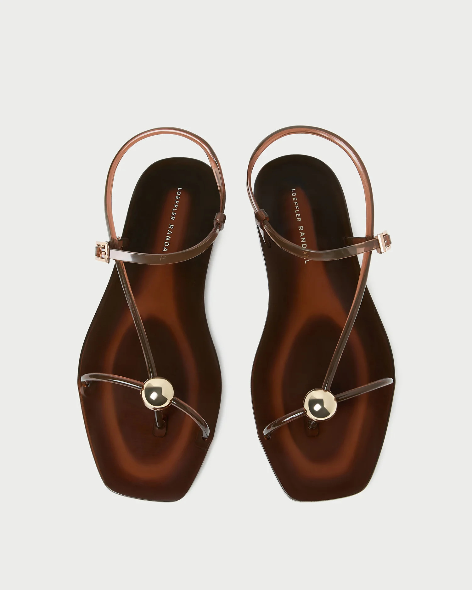 Dana Brown Strappy Jelly Sandal | Loeffler Randall