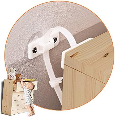KareKlub Furniture Anchors and Straps (Pack of 6) for Dresser, Bookcase, Shelves and Earthquake R... | Amazon (US)