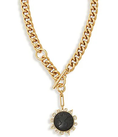 Mignonne Gavigan Odyssey Convertible Short Statement Pendant Necklace - Black | Dillard's