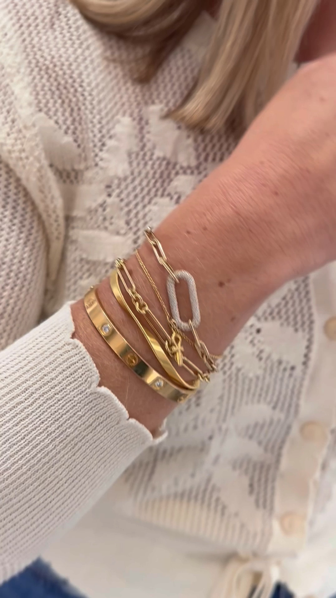 Jewelry wardrobe refresh! Mix, match, layer and stack! 14k yellow gold and diamond jewelry from Saks 

Gold bracelet
Bangles
Diamond earrings
Bold gold earrings
Tennis necklace
Heart necklace
Layered necklaces
Bracelet stack
#sakspartner
#saksteam

#LTKStyleTip #LTKWedding