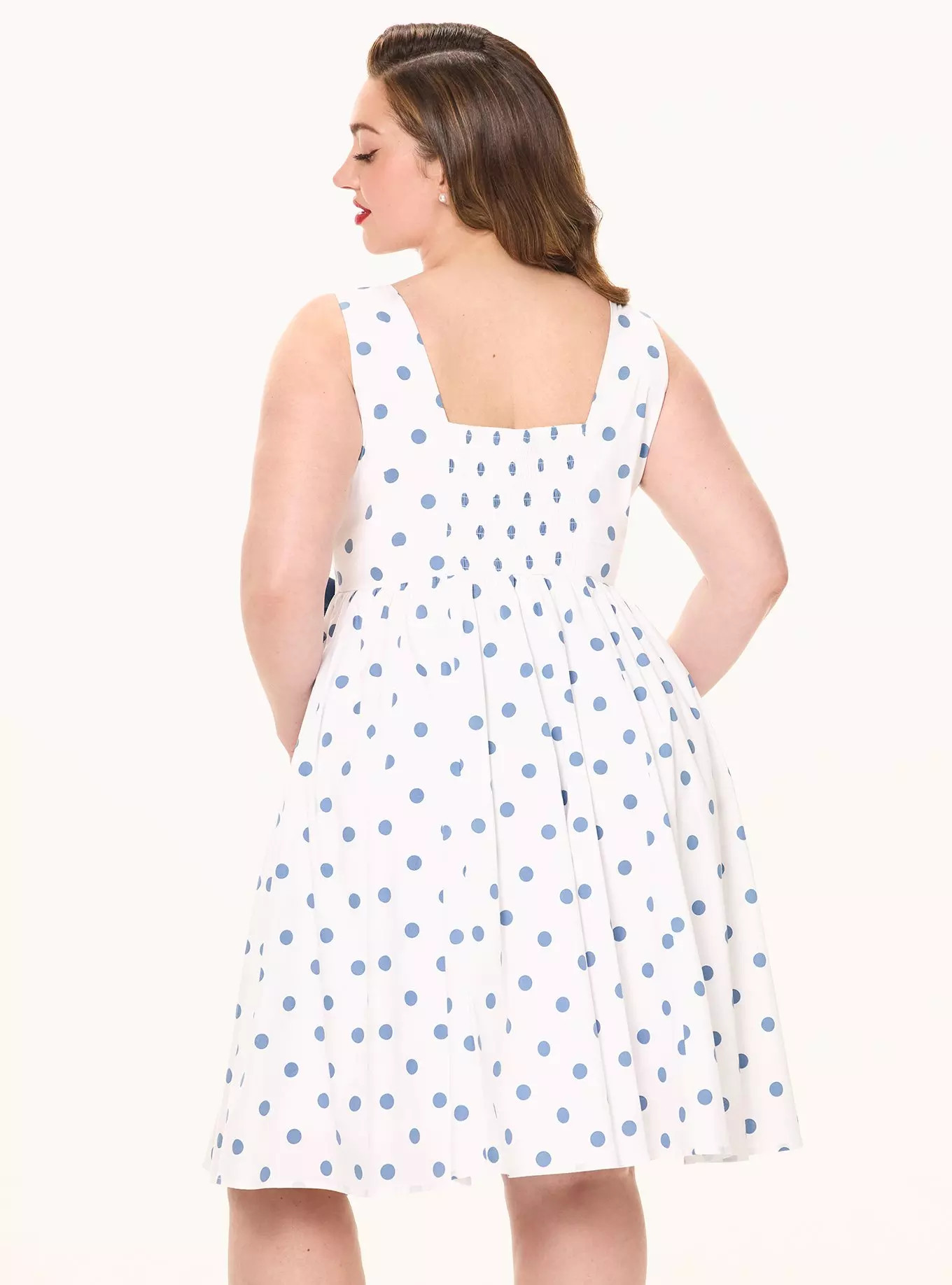 Retro Chic V-Neck Bow Mini Dress | Torrid (US & Canada)
