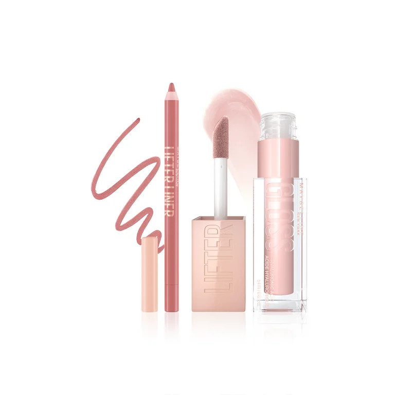 Maybelline Lifter Set, Line Leader Lip Liner & Ice Gloss, Glosses | Walmart (US)
