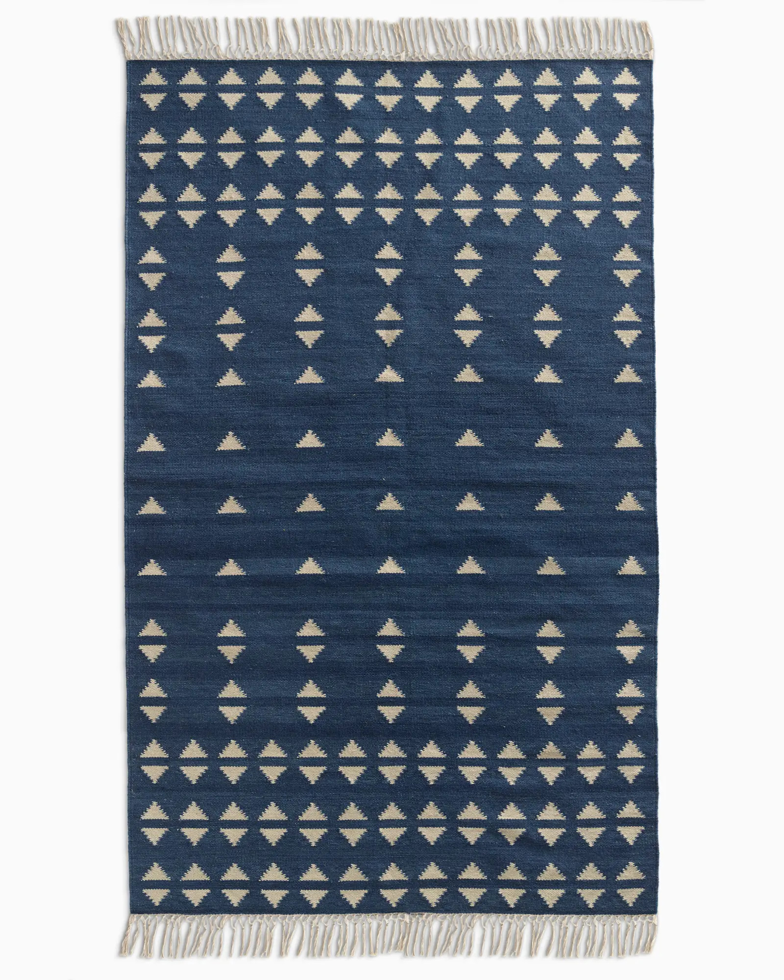 Shay Wool Kilim Rug in Blue | Quince