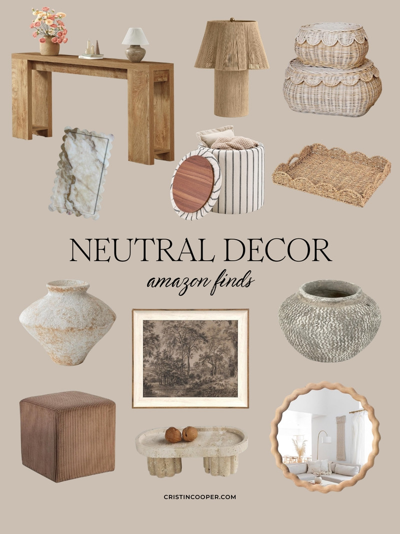 Neutral Decor from Amazon  

 #LTKHome