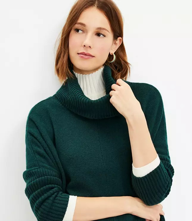 Pocket Poncho Sweater | LOFT