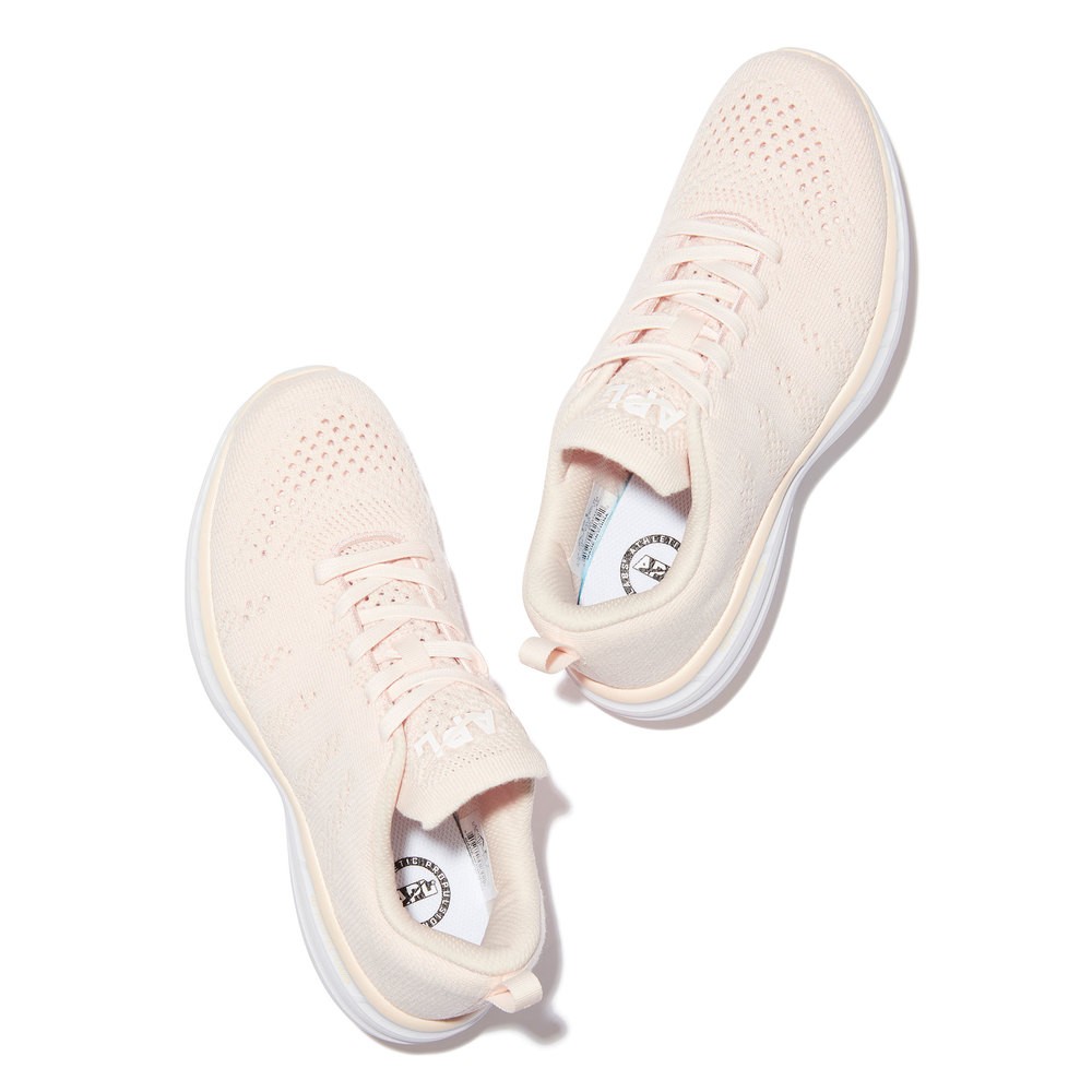 APL Techloom Pro Cashmere Sneakers in Nude, Size 5 | goop