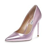 Steve Madden Women's Vala Pump, Pink Metallic, 7.5 | Amazon (US)